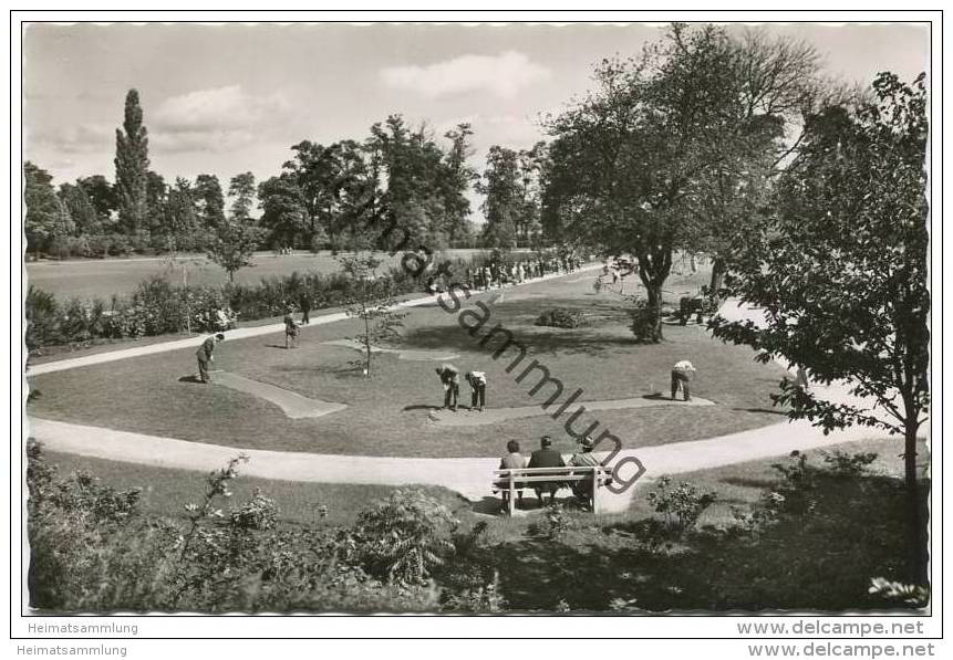 Bad Krozingen - Mini-Golfplatz - Foto-AK - Bad Krozingen