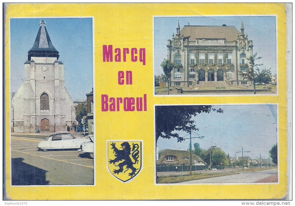 NORD PAS DE CALAIS - 59 - NORD - MARCQ EN BAROEUL - CPSM GF Couleur Multivues - Marcq En Baroeul