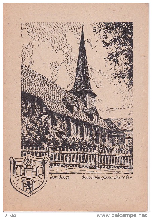 AK Hamburg - Harburg - Dreifaltigkeitskirche - Wappen (18931) - Harburg