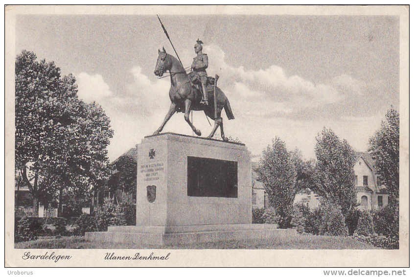 GERMANY - Gardelegen - Ulanen Denkmal - Kriegerdenkmal 1914-1918 Am Stendaler Tor - Gardelegen