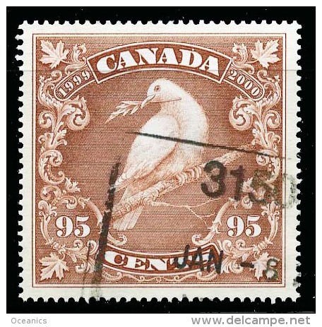 Canada (Scott No.1814 - Dove Of Peace On Branch) (o) - Hologrammes