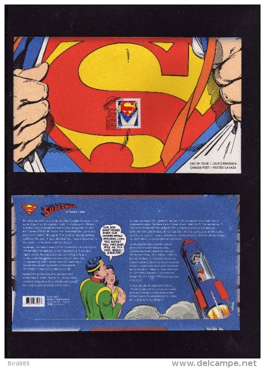 Canada 2013 Superman Cartoon Single Stamp And Mini Sheet  X2 FDC - 2011-...