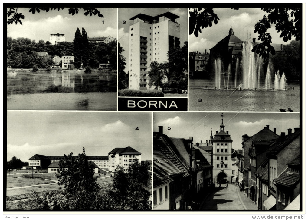 Borna  -  Mehrbild-Ansichtskarte Ca. 1985    (5133) - Borna