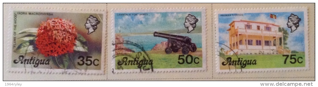 Antigua   - Used (o) - 1976 - SC # 416/419 - 1960-1981 Autonomie Interne