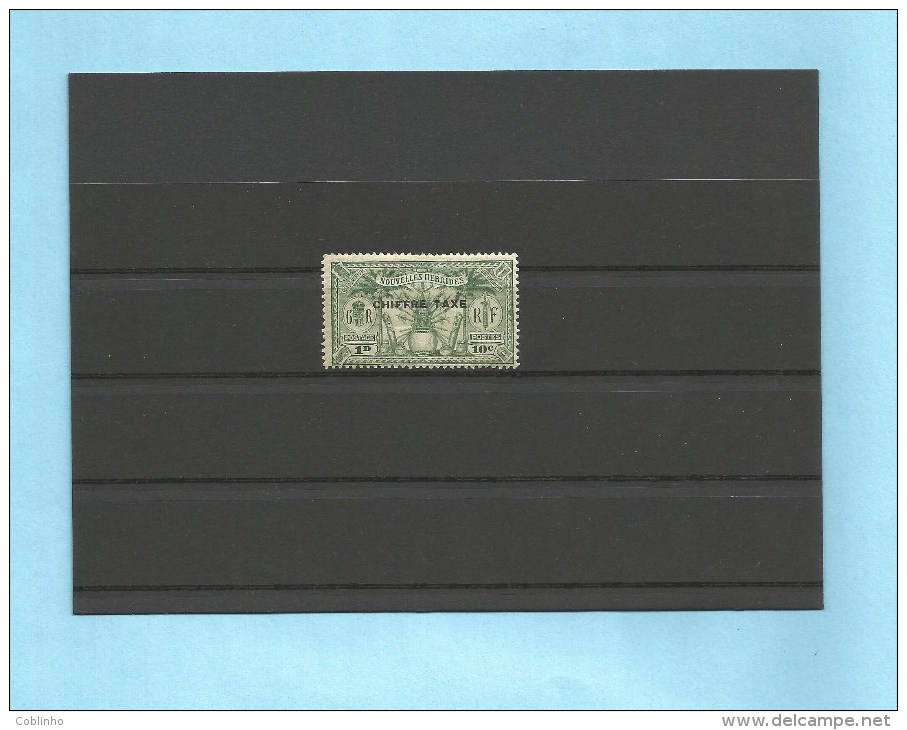 NOUVELLES HEBRIDES (New Hebrides) - Taxe (postage Due) - 1925 - YT 1* (MVLH) - Neufs
