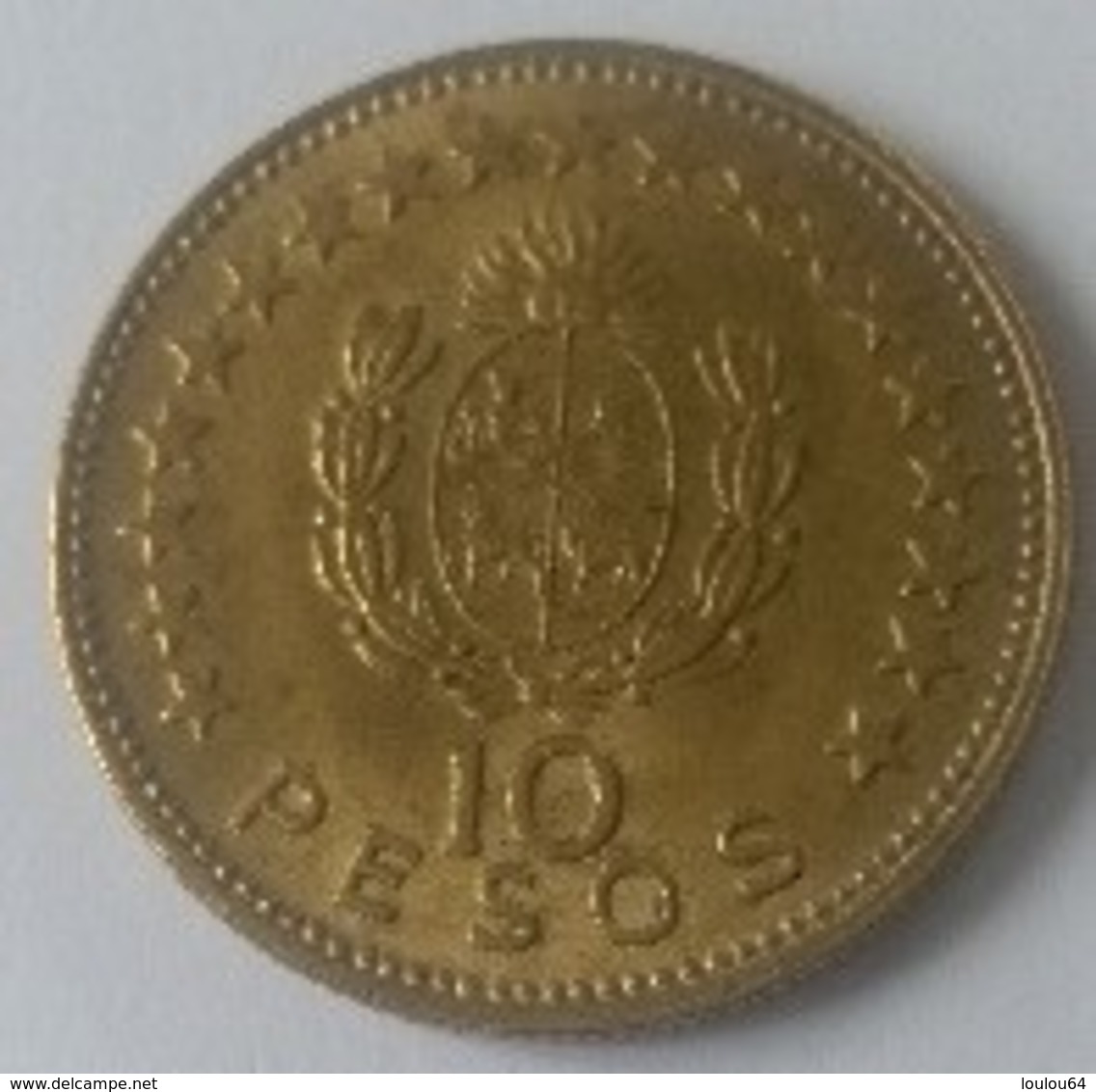 URUGUAY - 10 Pesos 1965 - Cu-Alu - - Uruguay