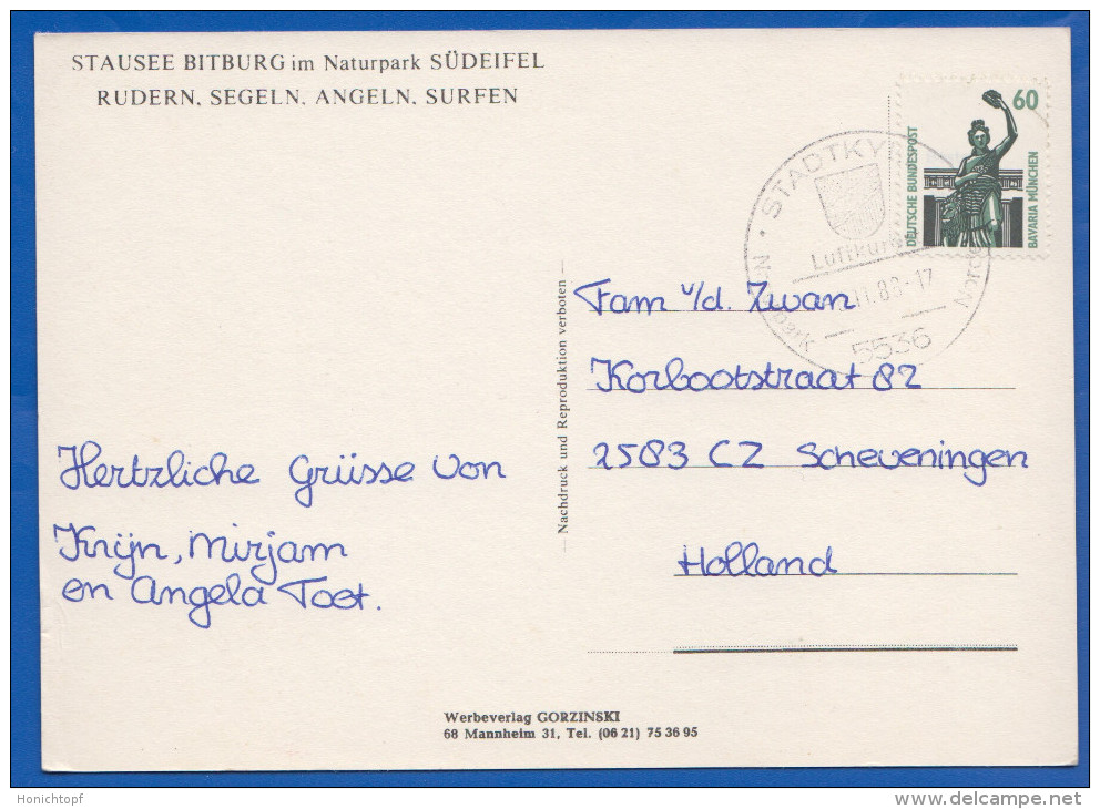 Deutschland; Bitburg Eifel; Stausee - Bitburg