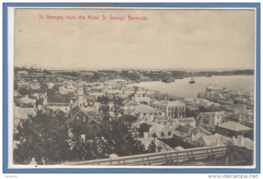 AMERIQUE --  ANTILLES  - BERMUDES -- St Georges From The Hotel St George - Bermudes