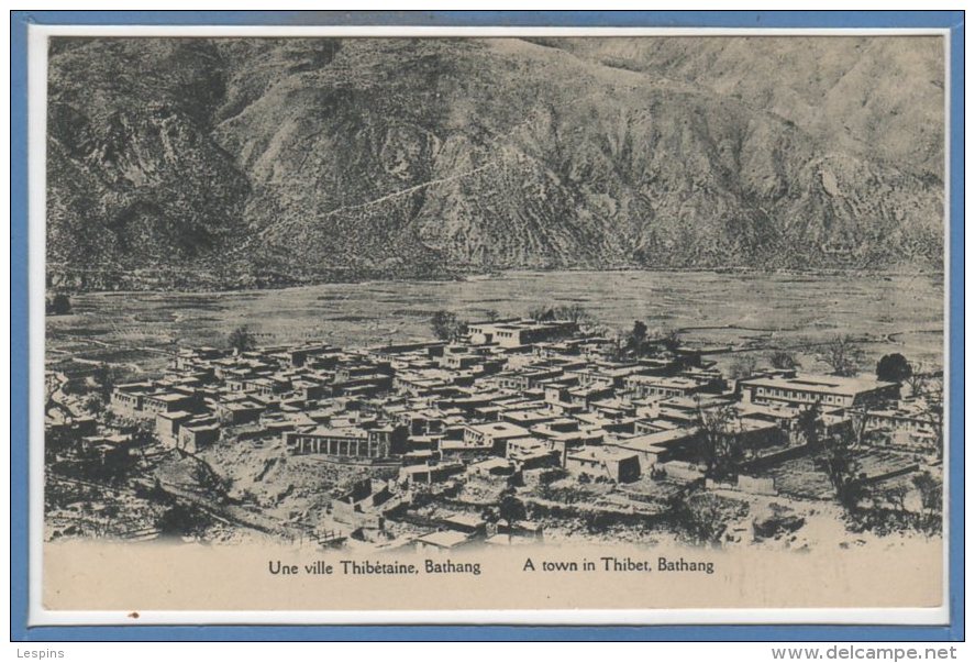 ASIE - TIBET --  Une Ville Thibétaine , BATHANG - Tíbet