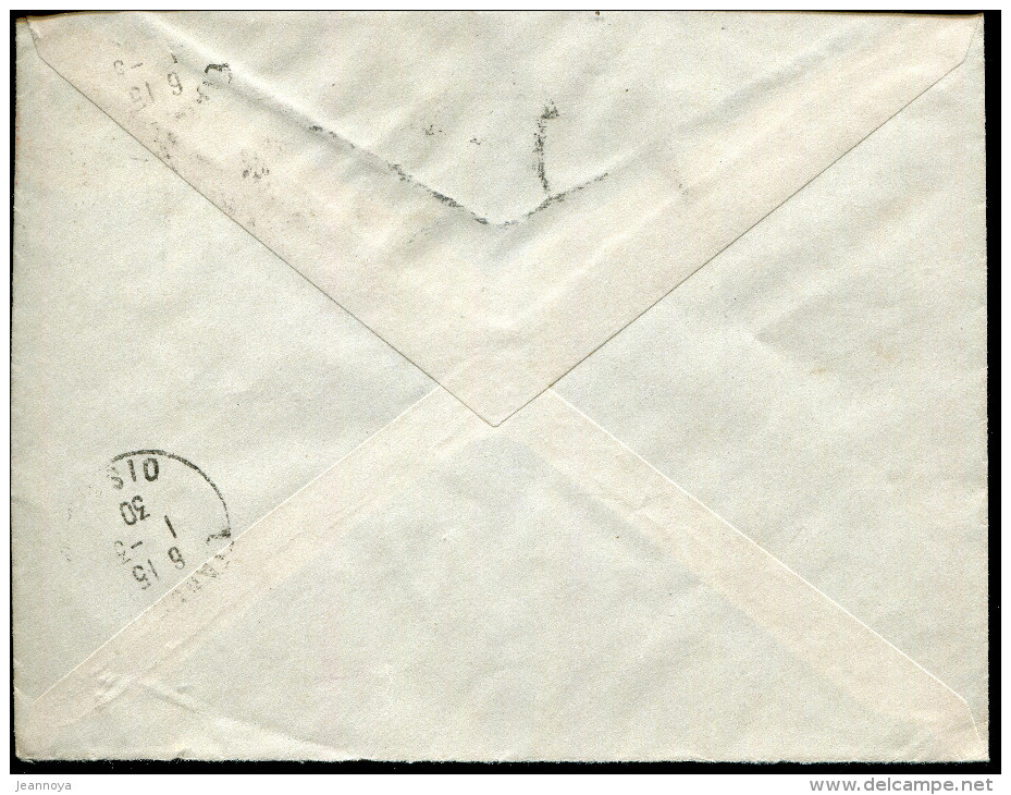 FRANCE -  N° 119 + VIGNETTE MARECHAL FOCH SUR LETTRE DE PARIS LE 28/2/1930 - TB - Militair