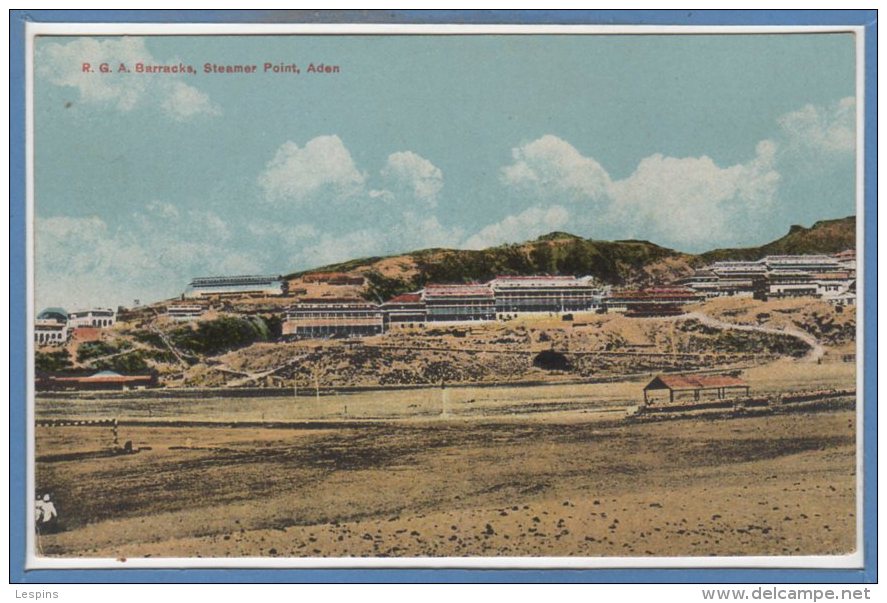 ASIE - YEMEN --- ADEN - R. G. A. Barracks , Steamer Point - Jemen