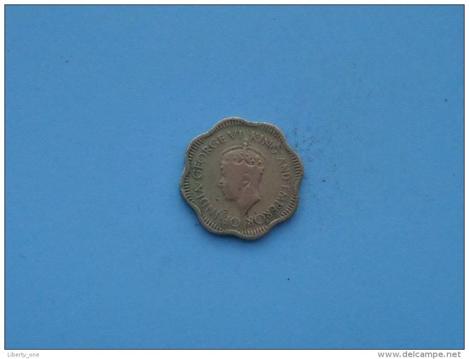 1944 - 10 Cents / KM 118 ( Uncleaned Coin - For Grade, Please See Photo ) !! - Sri Lanka