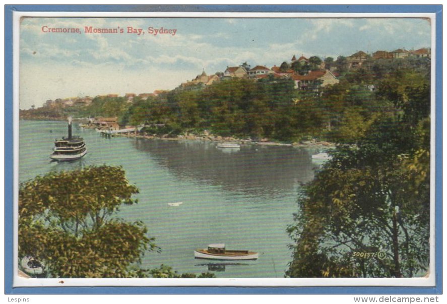 OCEANIE - AUSTRALIE - SYDNEY -- CREMORNE Mosman's Bay - Sydney