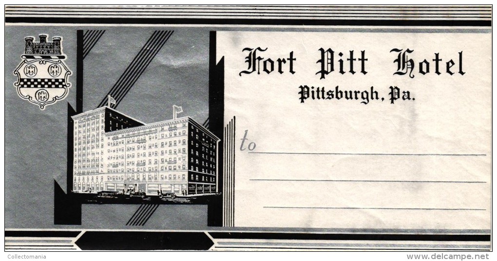 24 HOTEL Labels USA OREGON Portland Timberline PENNSYLVANIA Philadelphia Reading Pittsburgh Harrisburg Allentown Lancast