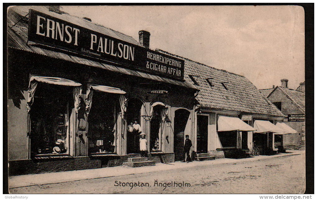 DB5430 - SWEDEN - STORGATAN - ÄNGELHOLM - SHOP ERNST PAULSON - Suède