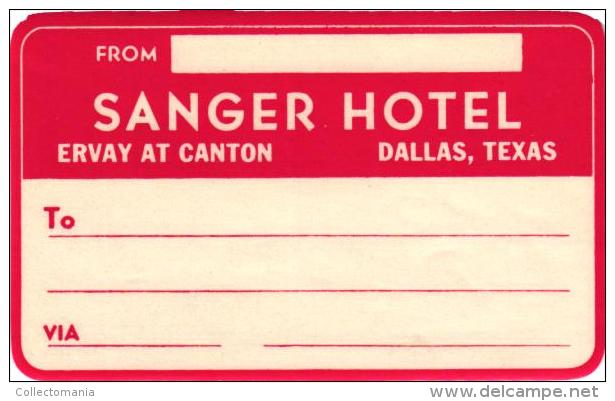 25 old HOTEL Labels collection  VERY GOOD to excelent  RHODE ISLAND Newport TENNESSEE Knoxville TEXAS