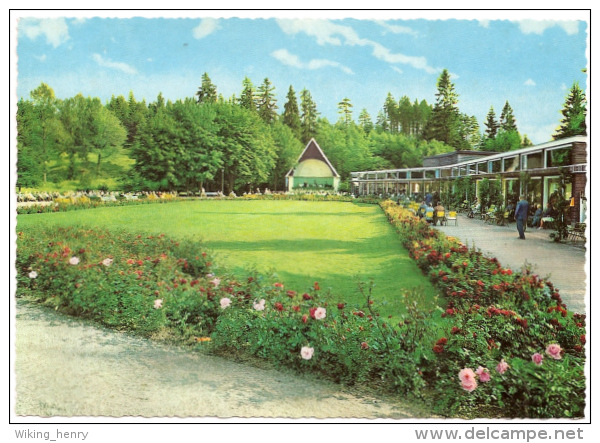 Braunlage - Kurpark Mit Wandelhalle Und Musikpavillon - Braunlage