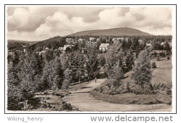 Braunlage - S/w Blick Auf Das Hüttenbergviertel Mit Wurmberg - Braunlage