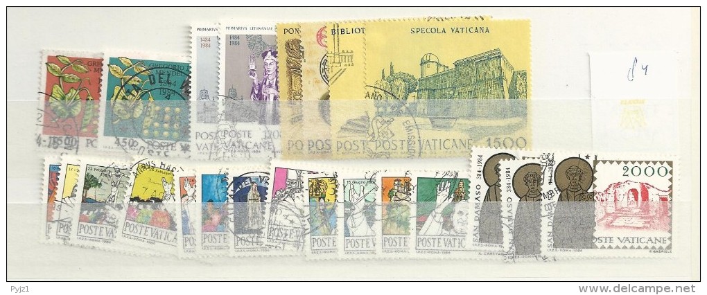 1984 USED Year Complete According To MIchel - Used Stamps