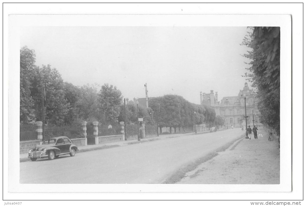 MAISONS LAFFITTE (78) Carte Photo Avenue Du Chateau Automobile - Maisons-Laffitte