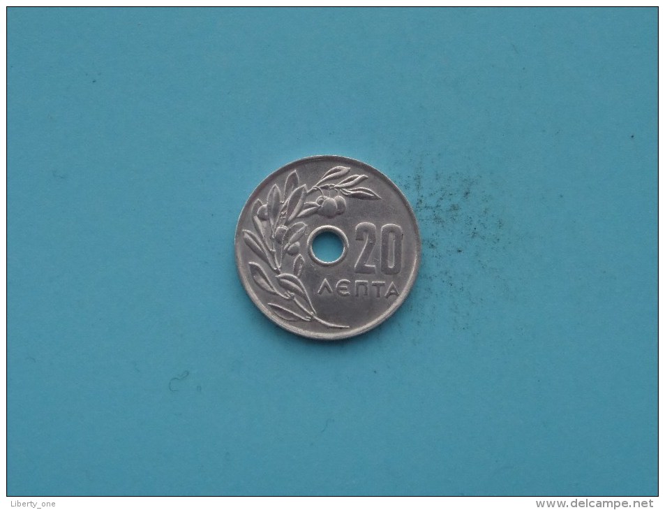 1969 - 20 Lepta / KM 79 ( Uncleaned Coin / For Grade, Please See Photo ) !! - Grèce