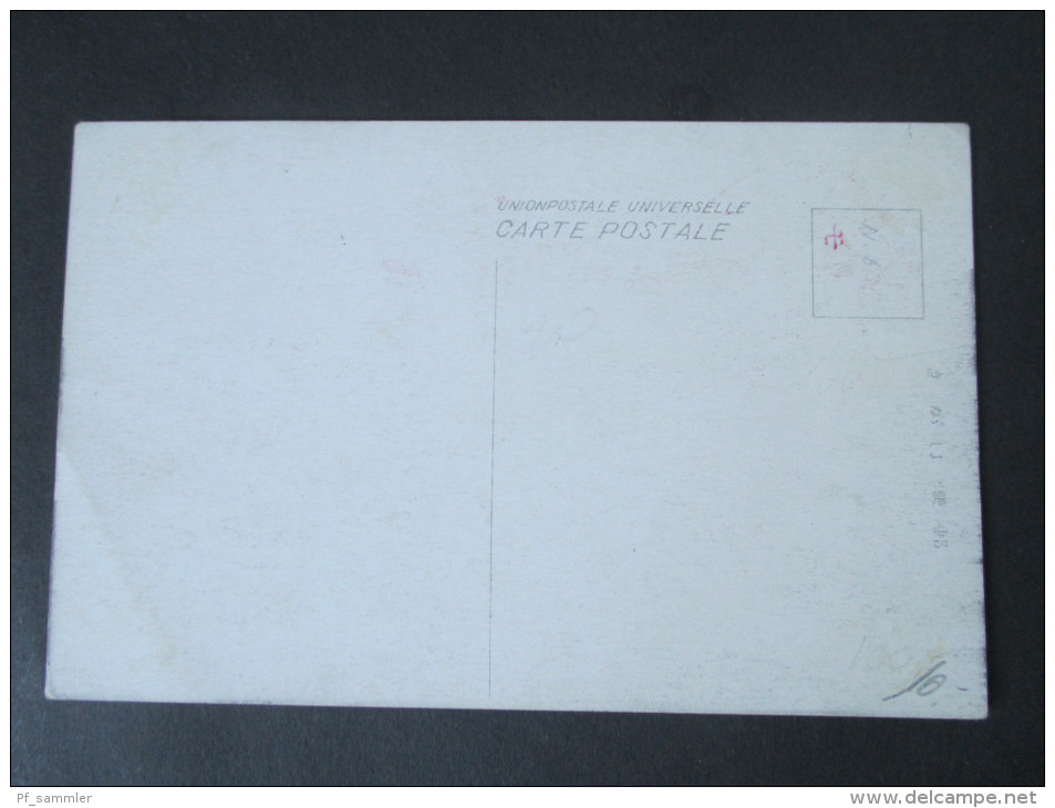 Japan 1925 Postkarte Mit 1 1/2 Sen Und Rotem Sonderstempel! FDC? View Of Kaijima Miho, Shimidzu. Berg / Vulkan - Briefe U. Dokumente