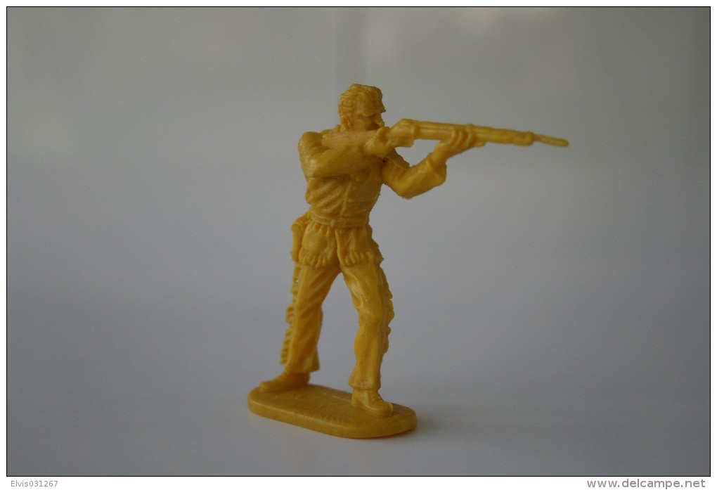 Elastolin, Lineol Hauser, Cowboy, H=70mm, Plastic - Vintage Toy Soldier - Figurines