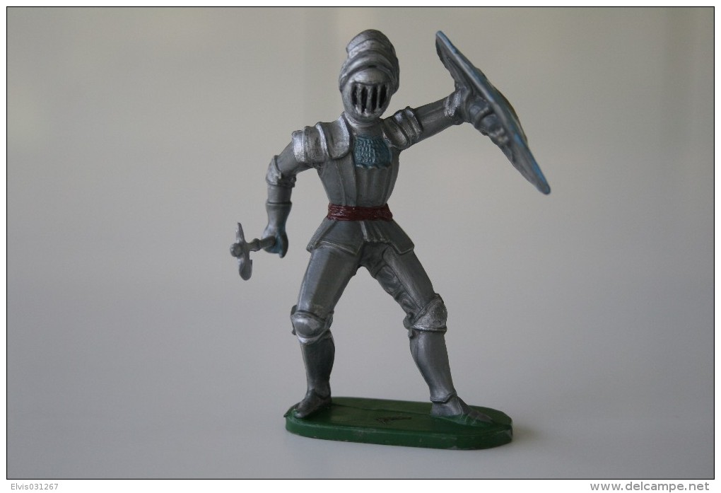 Elastolin, Lineol Hauser, H=70mm, Knight, Plastic - Vintage Toy Soldier - Figurines