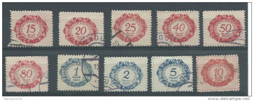 150023726  LIECHTENSTEIN  YVERT   TAXE  Nº   1/12  (EXCEPT 1/6) - Impuesto