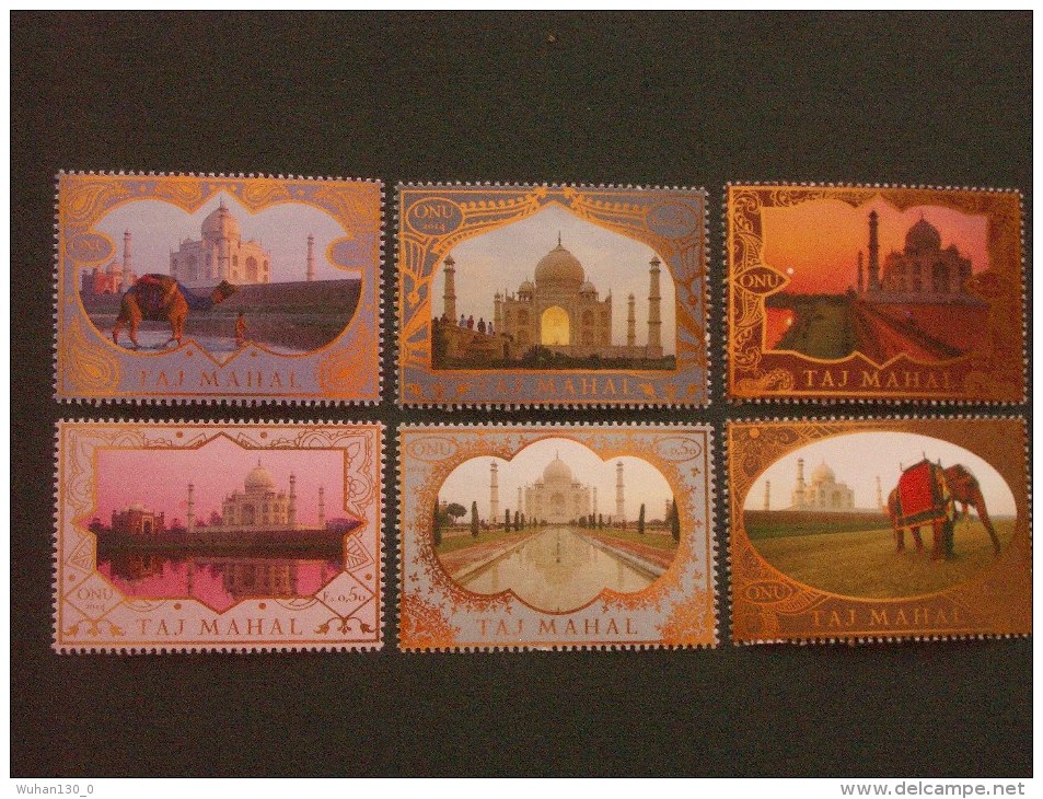 NATIONS - UNIES  GENEVE  *  *  De  2014   "   TAJ  MAHAL    "    6 Valeurs - Neufs