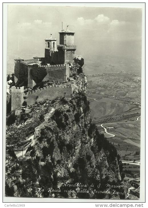 REPUBBLICA DI S.MARINO LA ROCCA VISTA DALLA SECONDA TORRE (VEDI FRANCOBOLLI RETRO) - San Marino