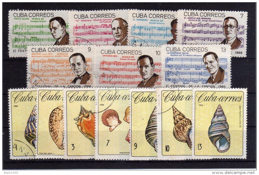 1960 -1970 - Cuba - Lote -  054 - Oblitérés