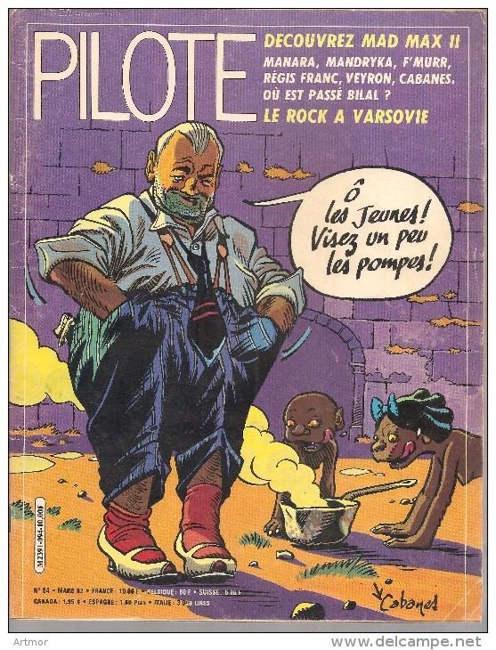 PILOTE - N° 94 -  1982 - Pilote