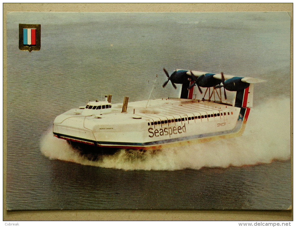 Aéroglisseur Hovercraft "Ingénieur Jean Bertin Engineer",Seaspeed, SNCF - Hovercrafts