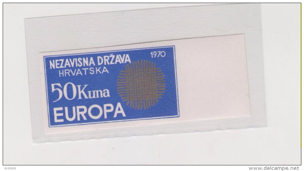 CROATIA.EXILE EUROPA CEPT ,MNH - Kroatien