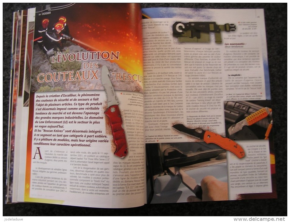 EXCALIBUR Revue N° 45 Couteaux Basque Rescue Guide Russe  Histoire Coutellerie Coutelier Canif Poignard Baïonette