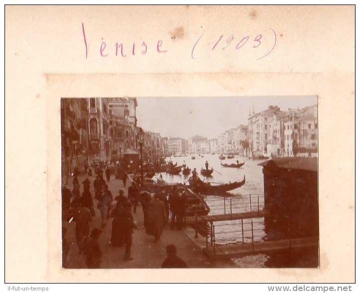 ITALIE - VENISE - 17 Photos De 1903 - RARISSIME !!!!! - Autres & Non Classés