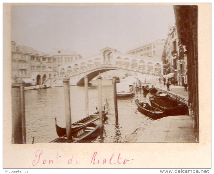 ITALIE - VENISE - 17 Photos de 1903 - RARISSIME !!!!!