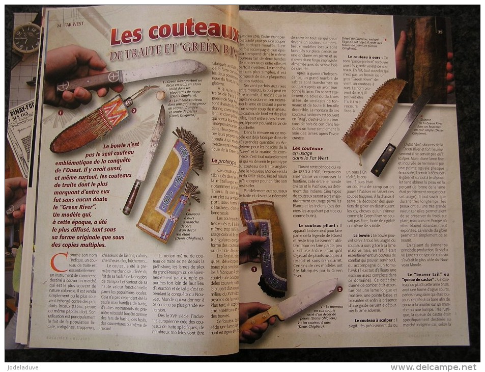 EXCALIBUR Revue N° 53 Couteaux Yssingeaux Combat Histoire Marque Patronyme Coutellerie Coutelier Poignard - Wapens