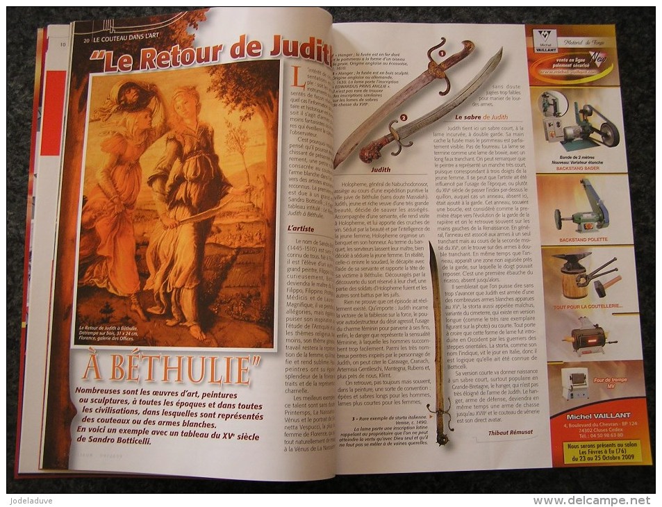 EXCALIBUR Revue N° 54 Couteaux Stylos Issoire Corse Marquage Thiers Histoire Coutellerie Coutelier Poignard