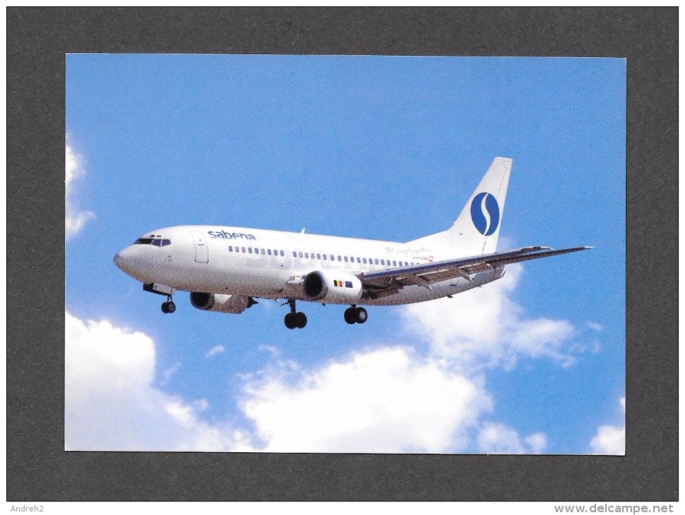 AVIONS - AVIATIONS - AIRPLANE - SABENA - BOEING B 737 - Sonstige & Ohne Zuordnung