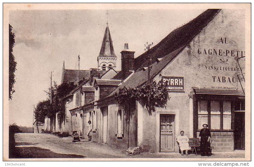 C 12365 - FUSSY - 18 - La Rue De L'église - CP - Trés Rare - - Other & Unclassified