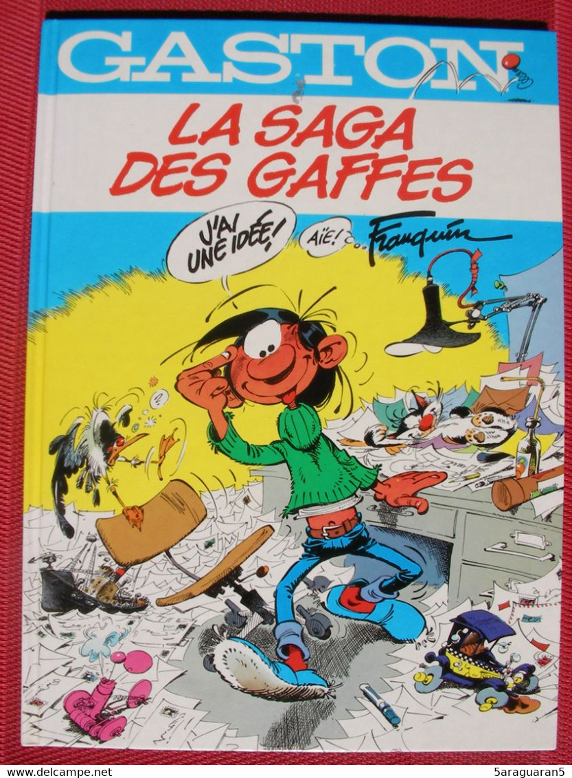 BD GASTON - 14 - La Saga Des Gaffes - Rééd. 1982 - Gaston