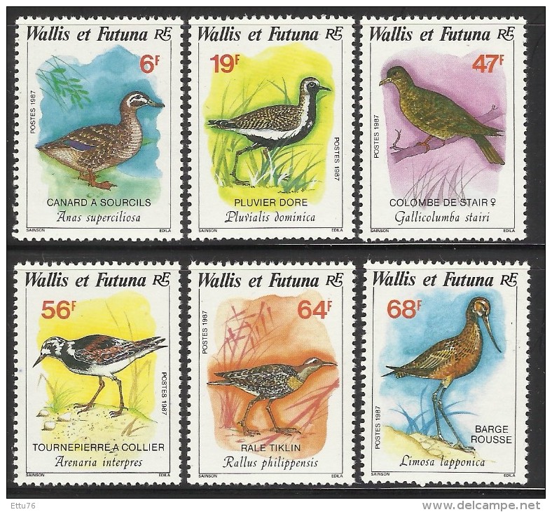 WALLIS & FUTUNA  1987  BIRDS  SET  MNH - Autres & Non Classés