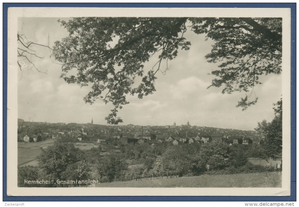 Remscheid Gesamtansicht Foto, Gelaufen 1940 (AK791) - Remscheid