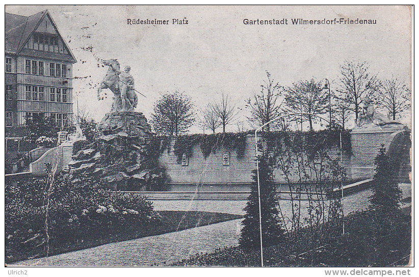 AK Gartenstadt Wilmersdorf-Friedenau - Rüdesheimer Platz - 1924 (18969) - Wilmersdorf