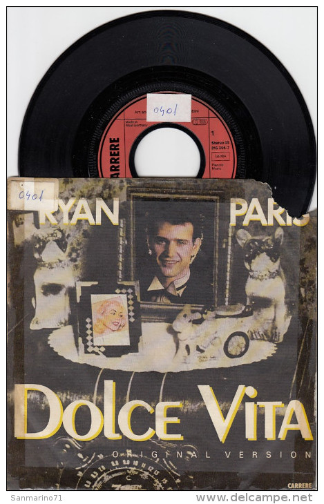 Vinyl Singl Records RYAN PARIS Dolce Vita, Instrumental - Disco, Pop