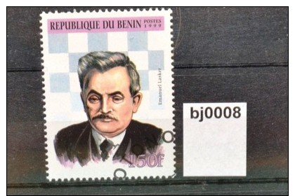 Schach, Chess, Schachspieler, Emanuel Lasker, Benin 1999 (bj0008) - Bénin – Dahomey (1960-...)