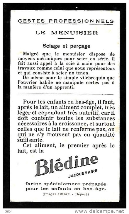 Pub  Bledine Jacquemaire - Le Menuisier Sciage Et Perçage  - Chroq01 - Other & Unclassified