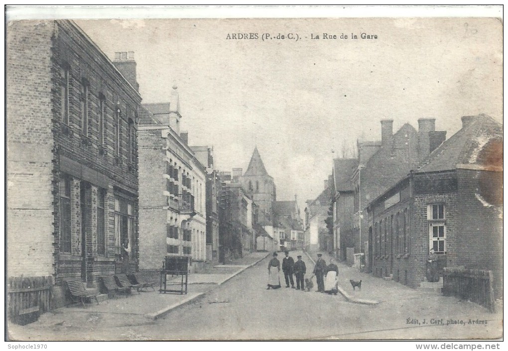 NORD PAS DE CALAIS - 62 - PAS DE CALAIS - ARDRES - Rue De La Gare - Ardres